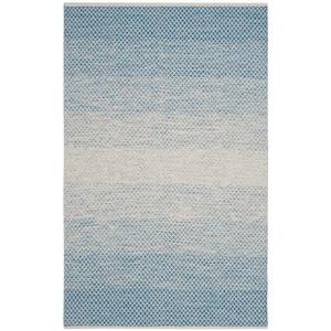 Safavieh Montauk Ombre Rug - 4-ft x 6-ft - Cotton - Blue/Ivory