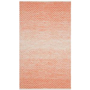 Safavieh Montauk Ombre Rug - 3-ft x 5-ft - Cotton - Orange/Ivory