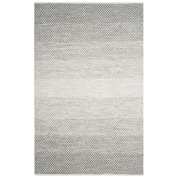Safavieh Montauk Ombre Rug - 4-ft x 6-ft - Cotton - Light Gray/Ivory