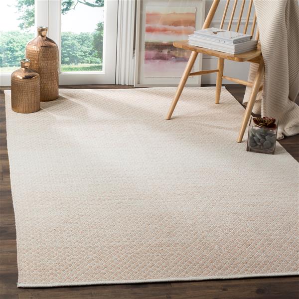 Safavieh Montauk Ombre Rug - 4-ft x 6-ft - Cotton - Beige/Ivory