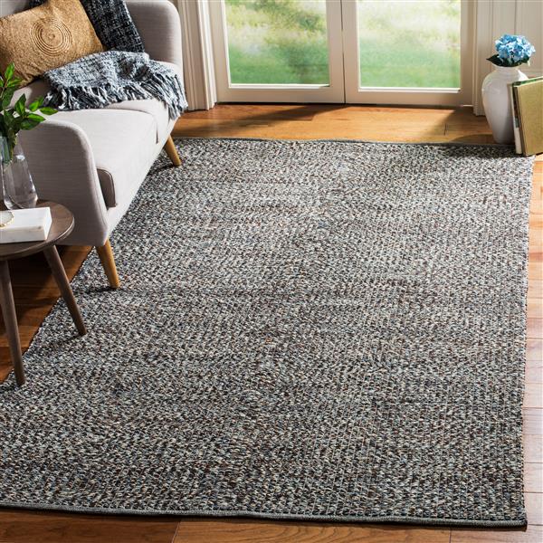 Safavieh Montauk Solid Rug - 3-ft x 5-ft - Cotton - Blue/Multi