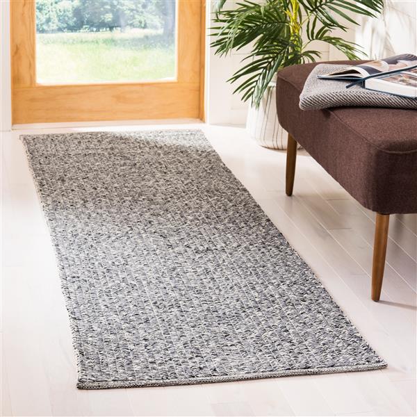 Safavieh Montauk Solid Rug - 2.3-ft x 7-ft - Cotton - Gray/Multi