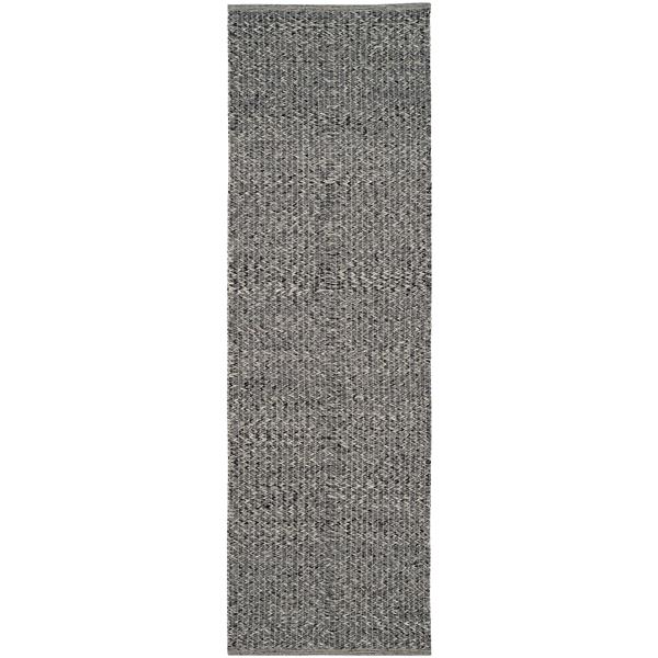 Safavieh Montauk Solid Rug - 2.3-ft x 7-ft - Cotton - Gray/Multi