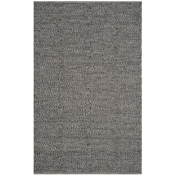 Safavieh Montauk Solid Rug - 4-ft x 6-ft - Cotton - Gray/Multi