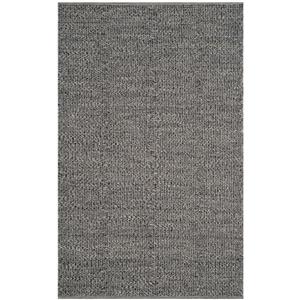 Safavieh Montauk Solid Rug - 4-ft x 6-ft - Cotton - Gray/Multi