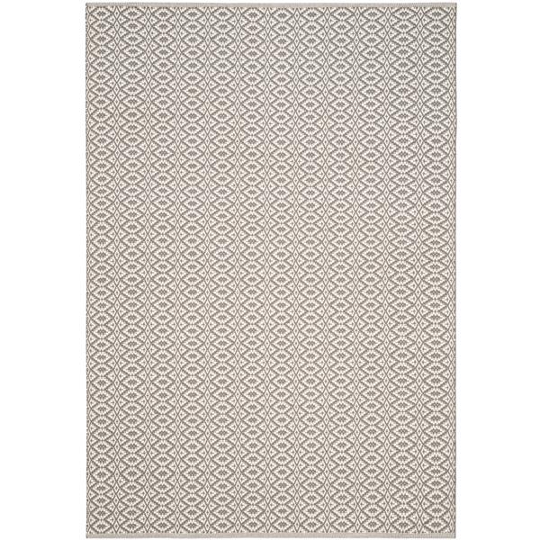 Safavieh Montauk Geometric Rug - 5-ft x 7-ft - Cotton - Ivory/Gray