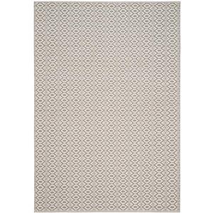 Safavieh Montauk Geometric Rug - 5-ft x 7-ft - Cotton - Ivory/Gray