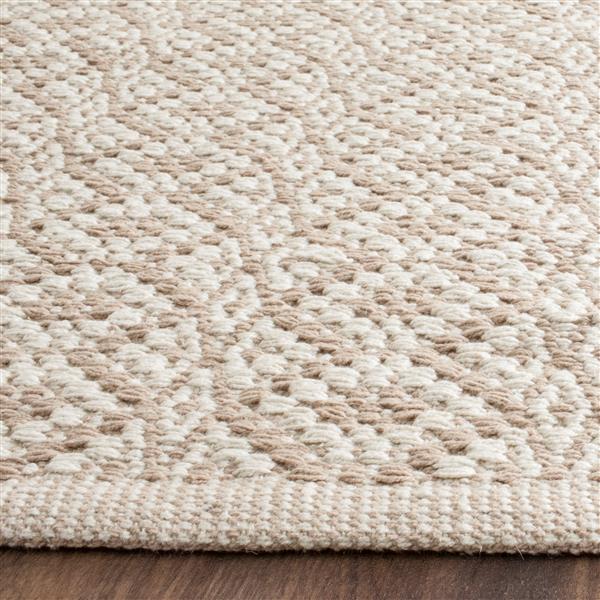 Safavieh Montauk Geometric Rug - 5-ft x 7-ft - Cotton - Ivory/Beige