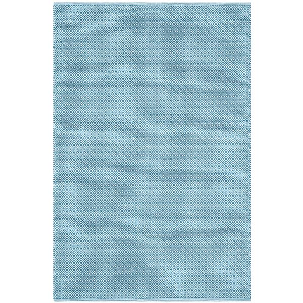 Safavieh Montauk Geometric Rug - 4-ft x 6-ft - Cotton - Ivory/Blue