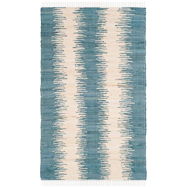 Safavieh Montauk Stripe Rug - 3-ft x 5-ft - Cotton - Blue