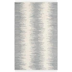 Safavieh Montauk Stripe Rug - 3-ft x 5-ft - Cotton - Gray