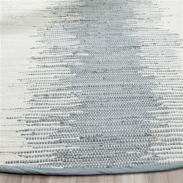 Safavieh Montauk Stripe Rug - 4-ft x 4-ft - Cotton - Gray
