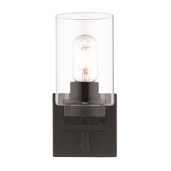 Golden Lighting Tribeca 1-Light Bathroom Vanity Light - Black