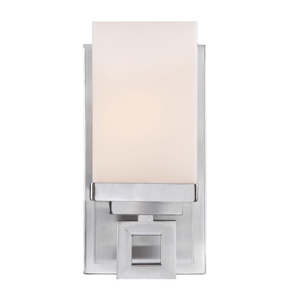 Golden Lighting Nelio 1-Light Bathroom Vanity Light - Pewter