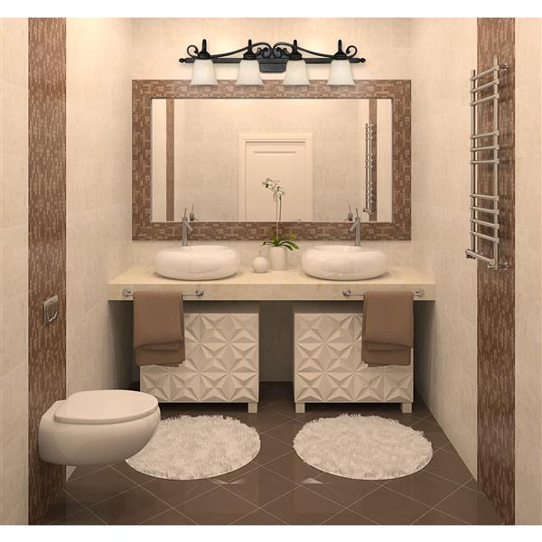 Golden Lighting Belle Meade 4-Light Vanity Light - Rubbed Bronze