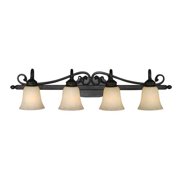 Golden Lighting Belle Meade 4-Light Vanity Light - Rubbed Bronze