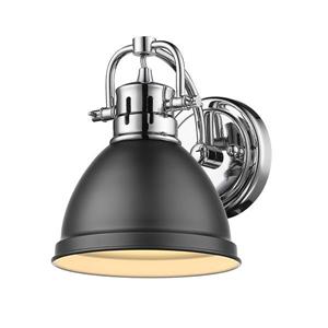 Golden Lighting Duncan 1-Light Vanity Light - Chrome