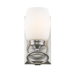 Golden Lighting Cadence 1-Light Bathroom Vanity Light - Pewter