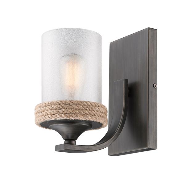 Golden Lighting Chatham 1-Light Vanity Light - Bronze