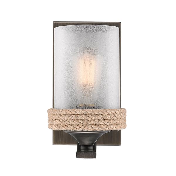 Golden Lighting Chatham 1-Light Vanity Light - Bronze