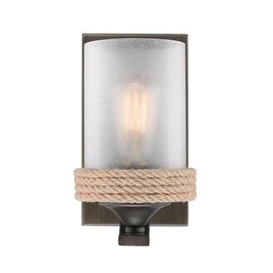 Golden Lighting Chatham 1-Light Vanity Light - Bronze