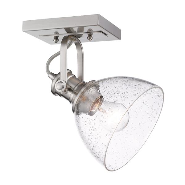 Golden Lighting Hines 2-Light Semi-Flush Light - Pewter