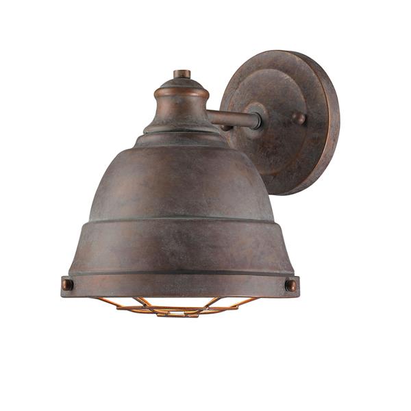 Golden Lighting Bartlett 1 Light Wall Sconce in Copper Patina