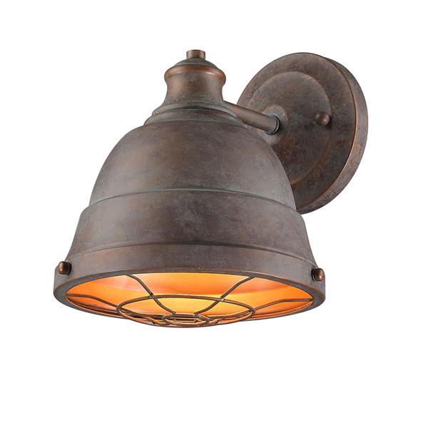 Golden Lighting Bartlett 1 Light Wall Sconce in Copper Patina