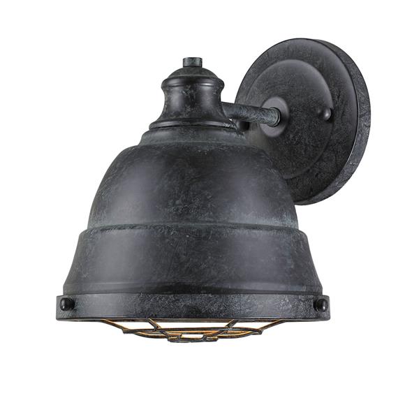 Golden Lighting Bartlett 1 Light Wall Sconce in Black Patina