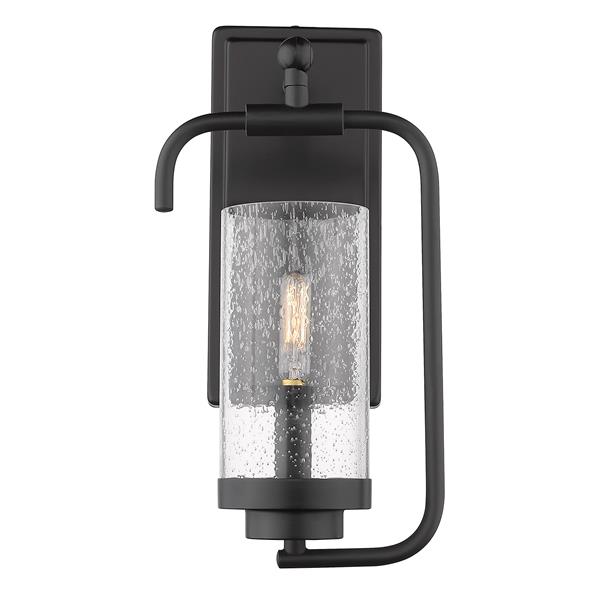 Golden Lighting Holden 1-Light Wall Sconce in Black