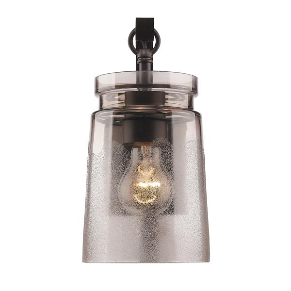 Golden Lighting Travers 1 Light Wall Sconce in Rubbed Bronze