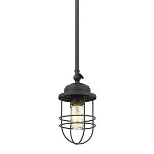 Golden Lighting Seaport Mini Pendant Light - Black