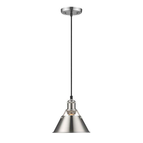 Golden Lighting Orwell PW Mini Pendant Light - Pewter