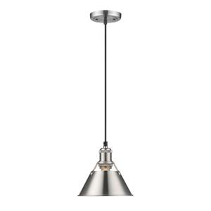 Golden Lighting Orwell PW Mini Pendant Light - Pewter