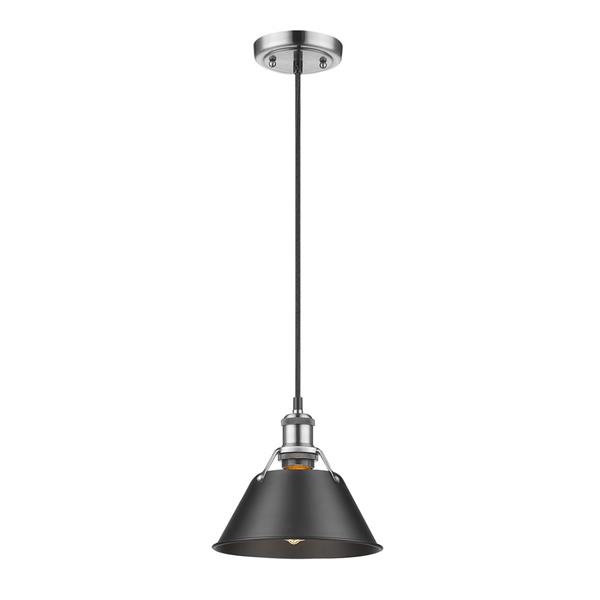 Golden Lighting Orwell PW Mini Pendant Light - Pewter