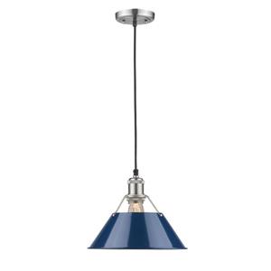 Golden Lighting Orwell PW 1-Light Pendant Light - Pewter