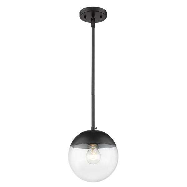 Golden Lighting Dixon Small Pendant Light - Black