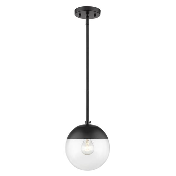 Golden Lighting Dixon Small Pendant Light - Black