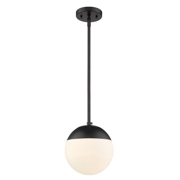 Golden Lighting Dixon Small Pendant Light - Black