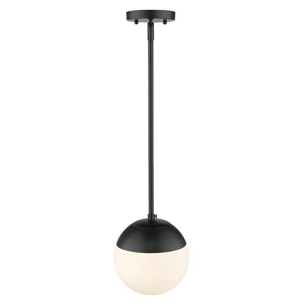 Golden Lighting Dixon Small Pendant Light - Black