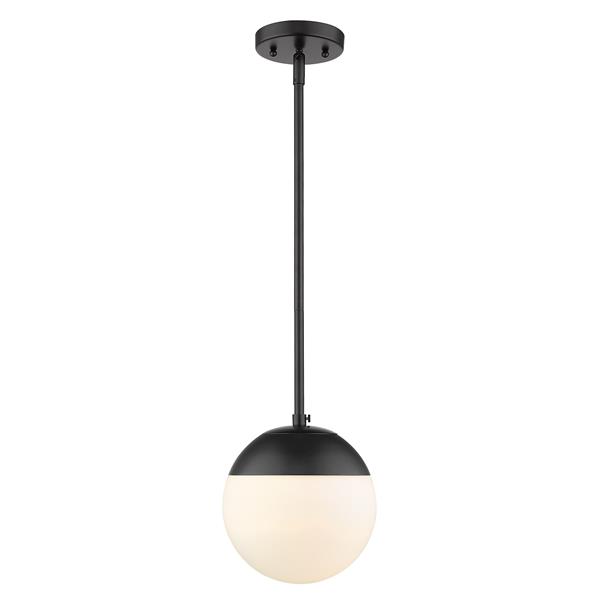 Golden Lighting Dixon Small Pendant Light - Black