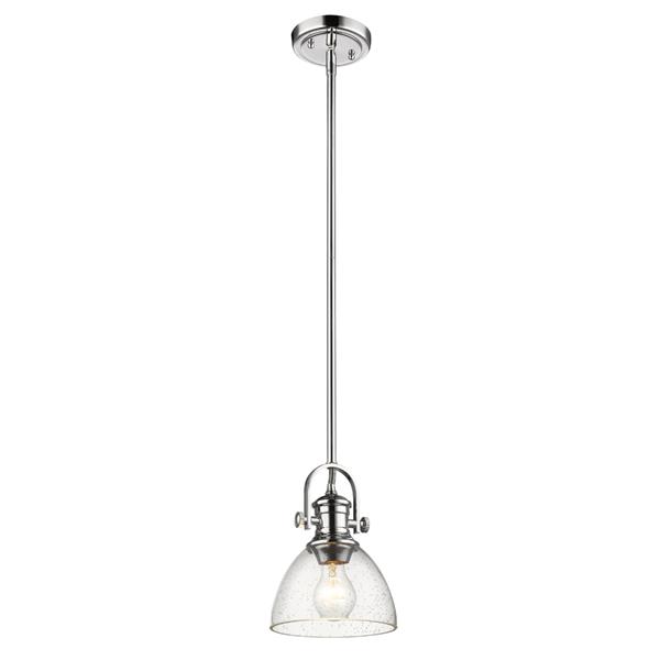 Golden Lighting Hines Mini Pendant Light - Chrome