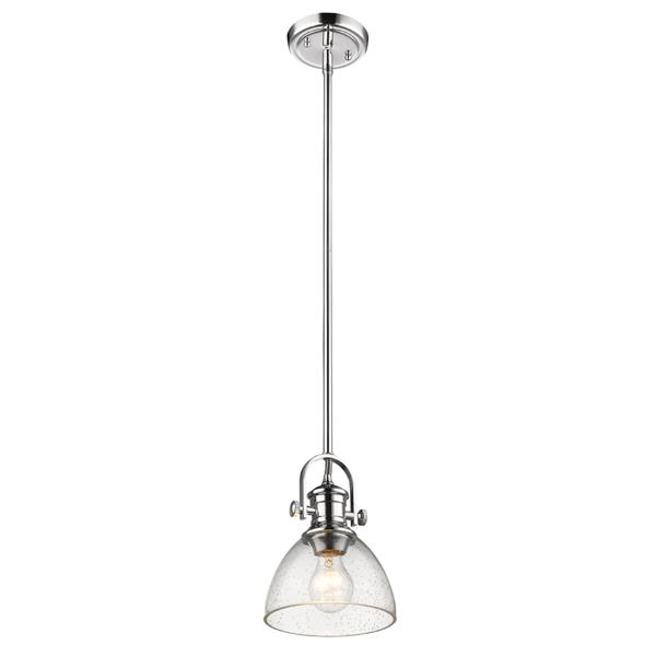 Golden Lighting Hines Mini Pendant Light - Chrome