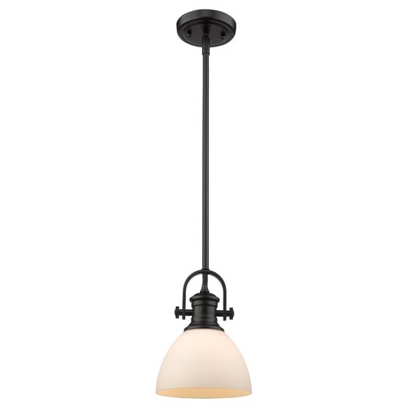 Golden Lighting Hines Mini Pendant Light - Black