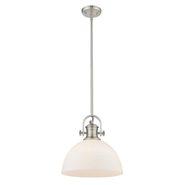 Golden Lighting Hines 1-Light Pendant Light - Pewter