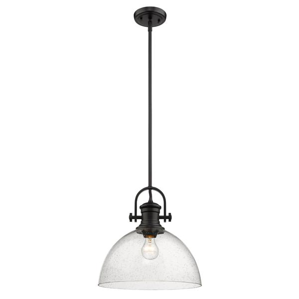 Golden Lighting Hines 1-Light Pendant Light - Black