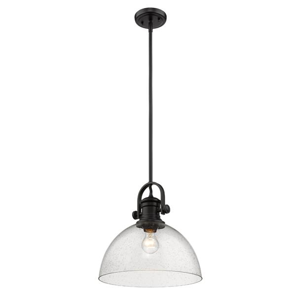 Golden Lighting Hines 1-Light Pendant Light - Black