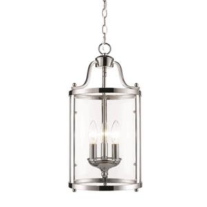 Golden Lighting Payton 3 Light Pendant Light - Chrome