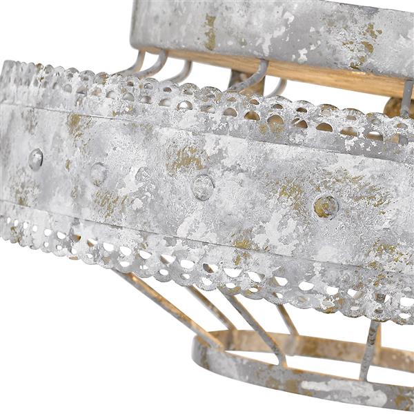 Golden Lighting Ferris Flush Mount Light - Oyster