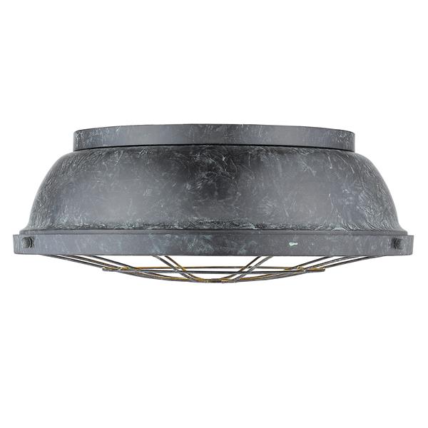 Golden Lighting Bartlett Flush Mount Light - Black